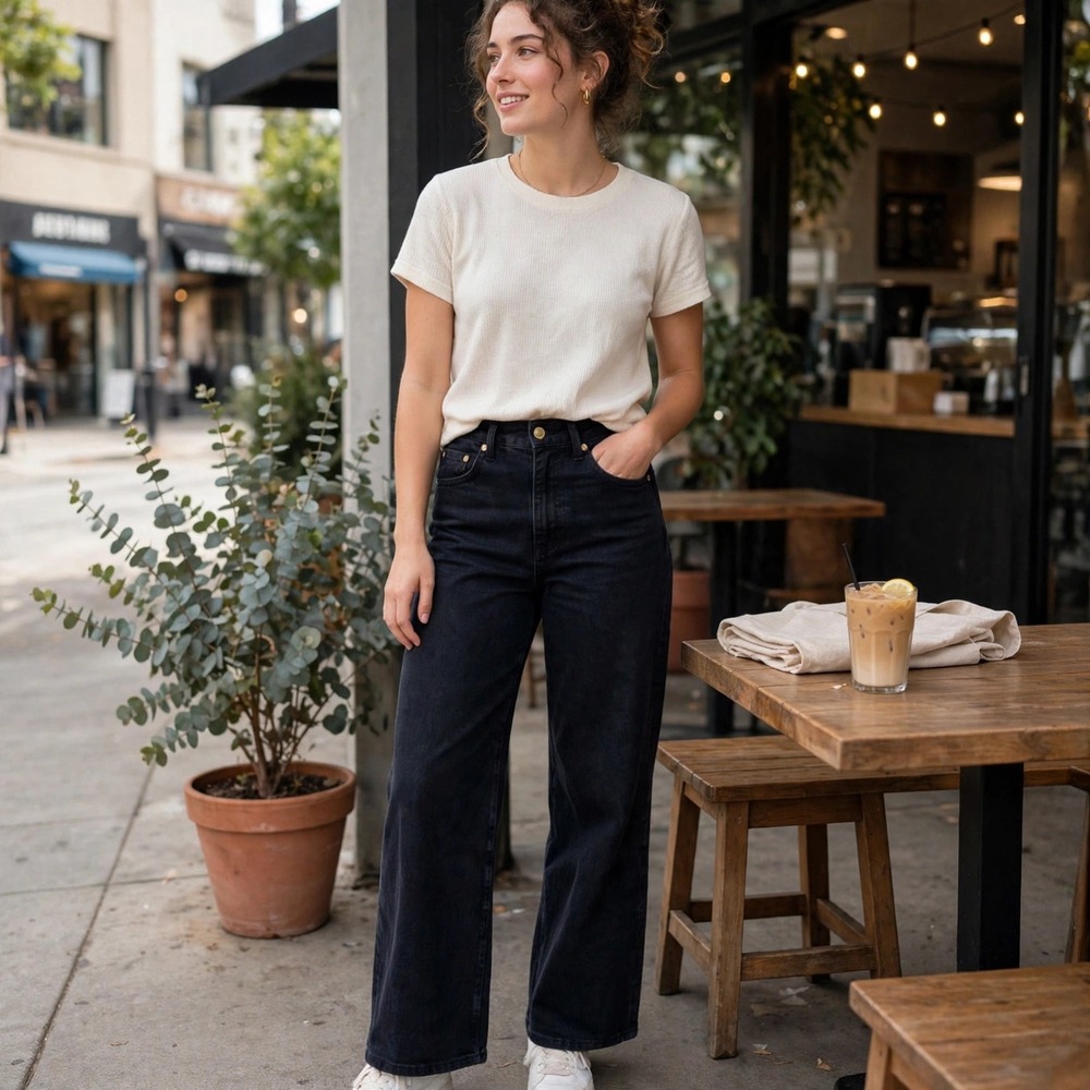 Judy‎ Blue High Waist Wide Leg Jeans Indigo JB88807 womans 11/30